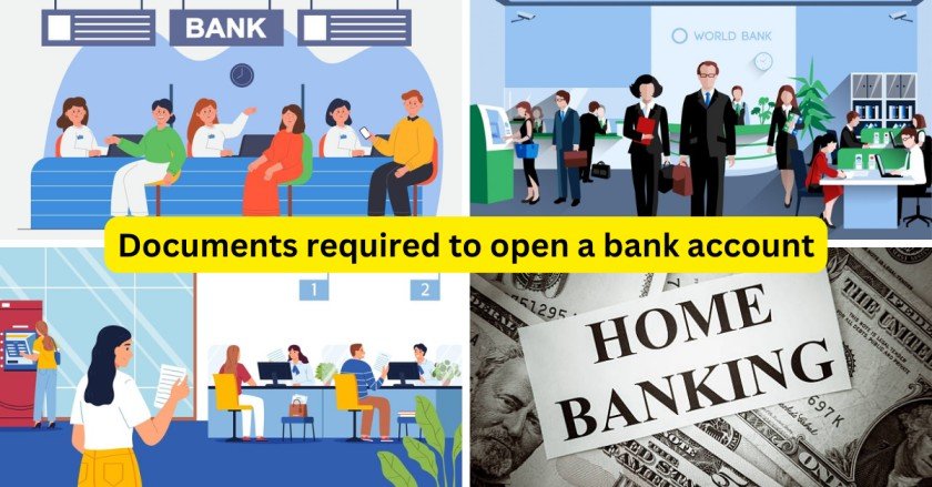 Documents required to open a bank account