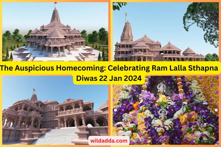 The Auspicious Homecoming: Celebrating Ram Lalla Sthapna Diwas 22 Jan 2024